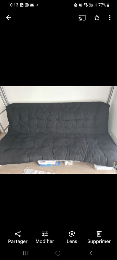 Lit mezzanine 1 place avec canap� convertible 2 places 90 Gennevilliers (92)