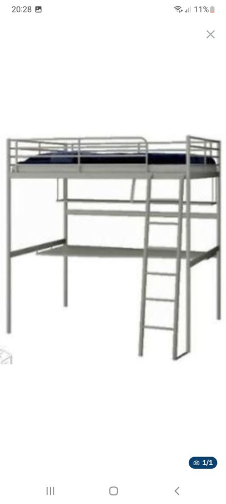 Lit mezzanine SVARTA 140x200 cm 90 Eckbolsheim (67)