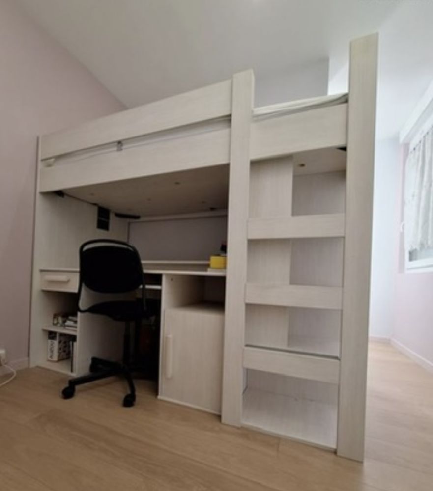 Lit mezzanine 200 Paris 19 (75)