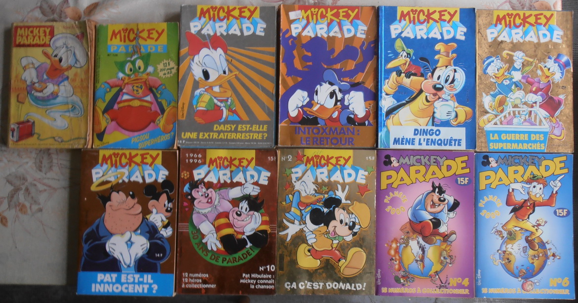 Mickey parade N� 110 126 147 163 176 177 180 202 206 239 241 2 Aubin (12)