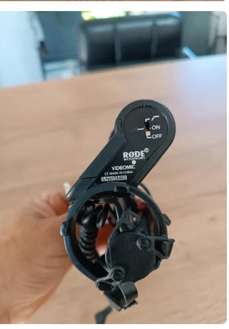 Micro Rode videomic pro 30 Bordeaux (33)