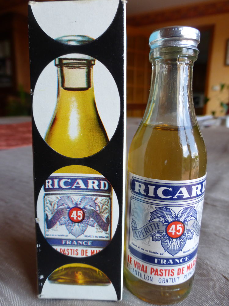 Mignonnette RICARD 45 non ouverte avec Etui 6 Le Coudray (28)