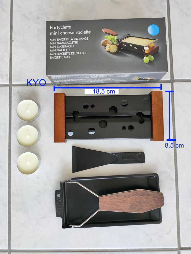 Mini appareil raclette transportable mobile petit, bougie 19 Foncine-le-Haut (39)