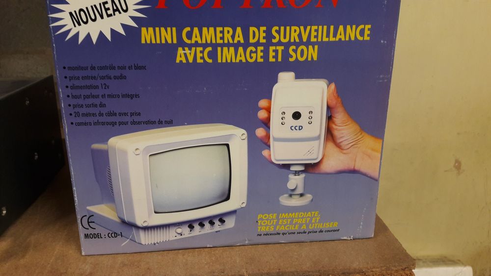 Mini cam�ra de surveillance INFRA ROUGE NB avec moniteur NB 40 Angers (49)