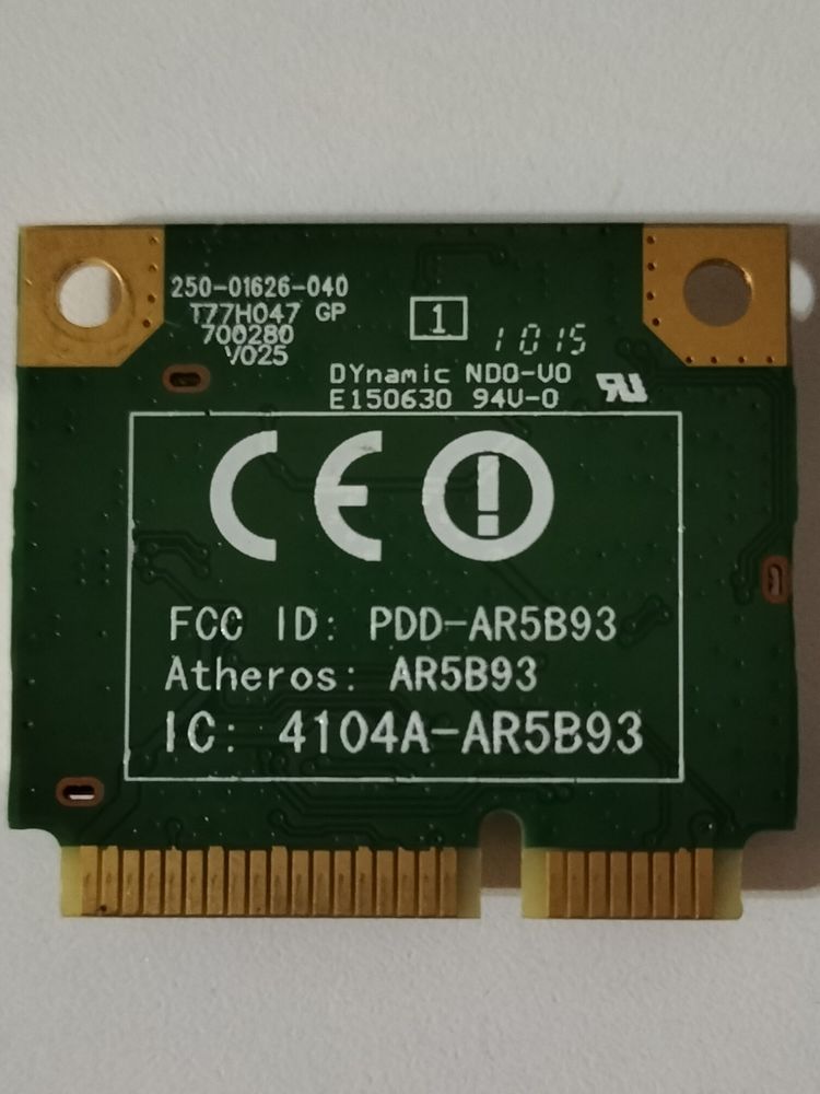 Mini carte WiFi pour PC portable / Atheros AR5B93 / format P 6 Canet-en-Roussillon (66)
