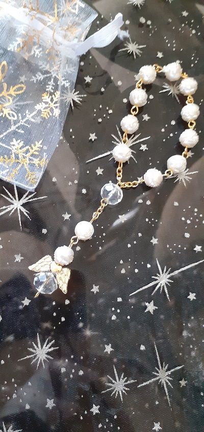 Mini chapelet ivoire & Ange 10 S�zanne (51)