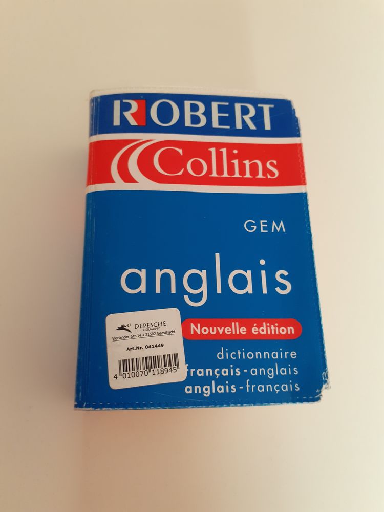 Mini Dictionnaire Français /Anglais 1 Les Abrets (38)