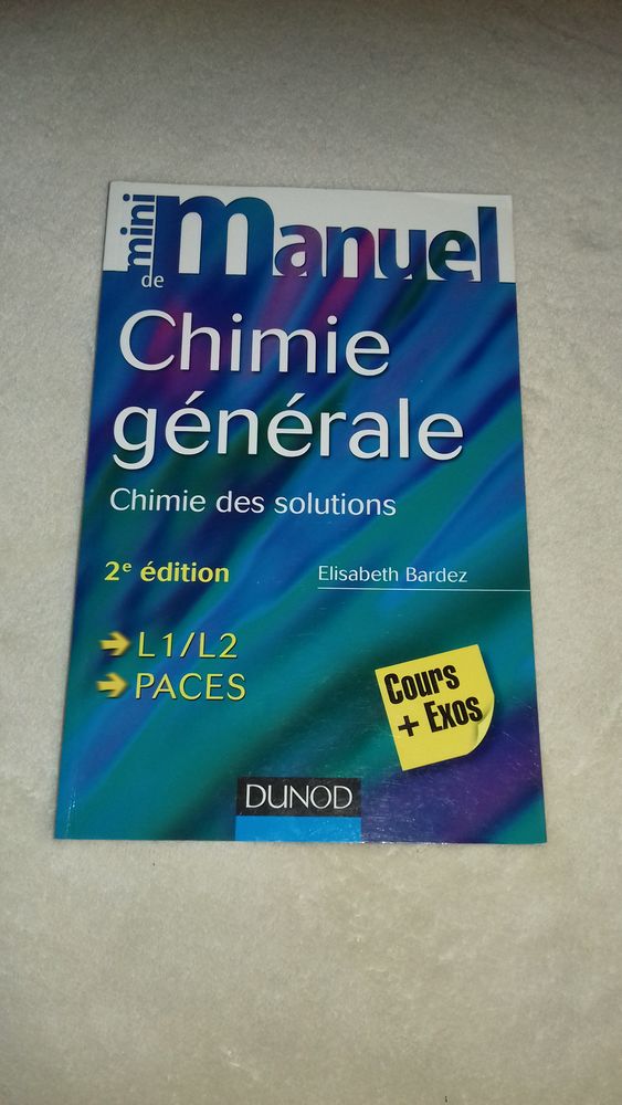 mini manuel de chimie g�n�rale 13 Perpignan (66)