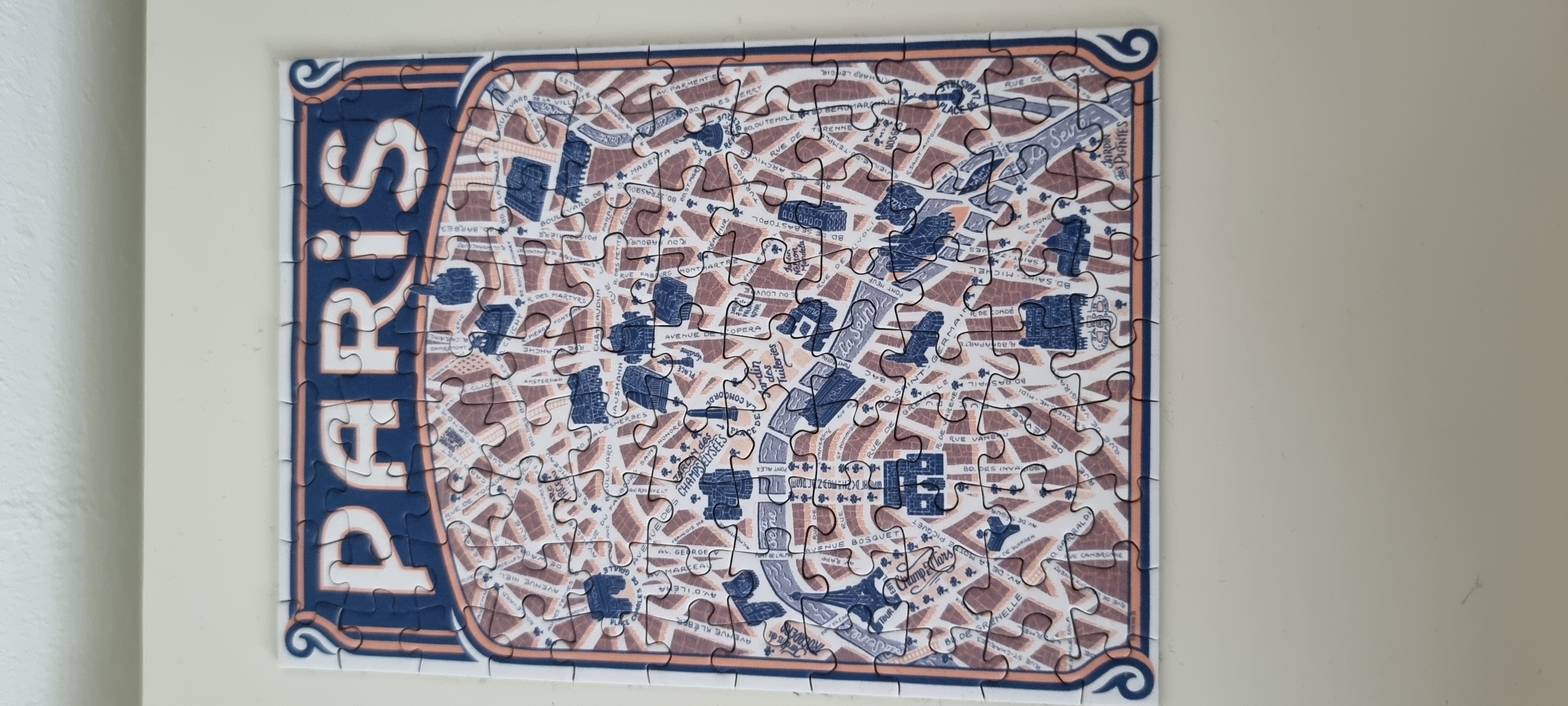 Mini puzzle Plan de Paris 10 Moissy-Cramayel (77)