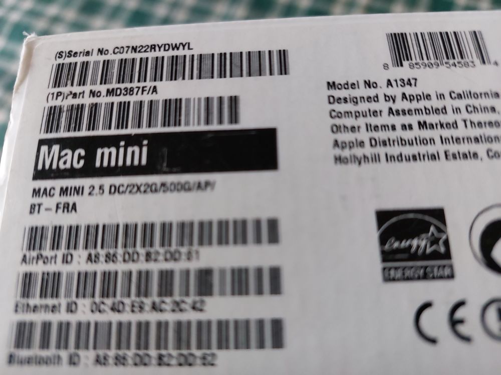 Mac mini , 135 Montigny-le-Bretonneux (78)