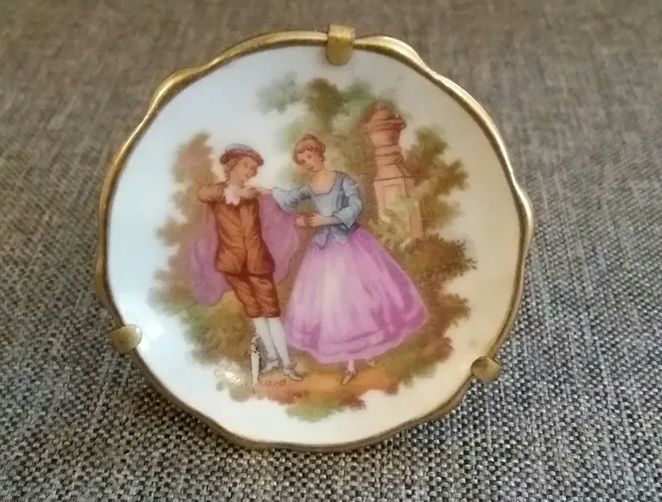 Miniature assiette romantique maison de poup�e - collection 5 Domart-en-Ponthieu (80)