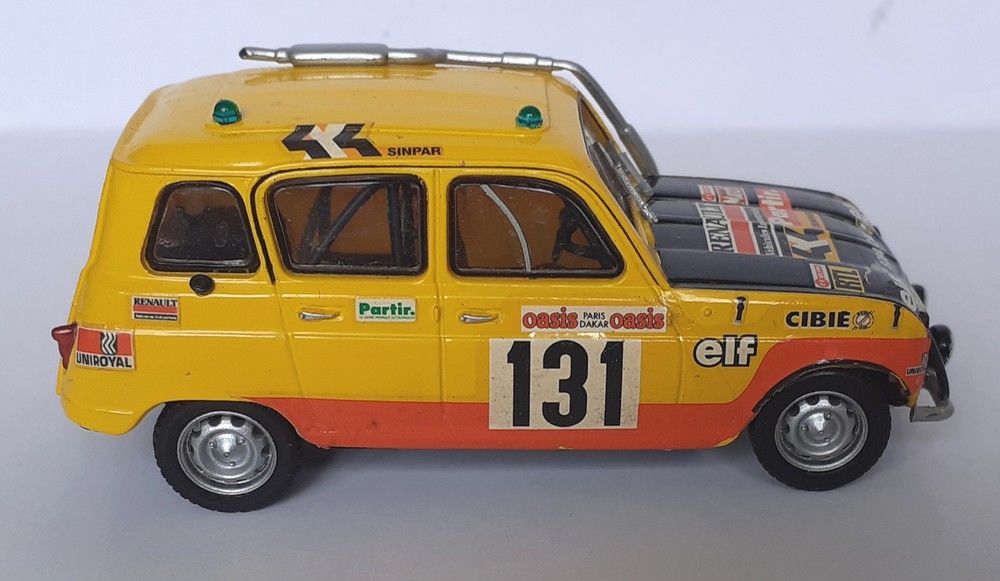 Miniature Renault 4 N° 131 15 Paris 19 (75)