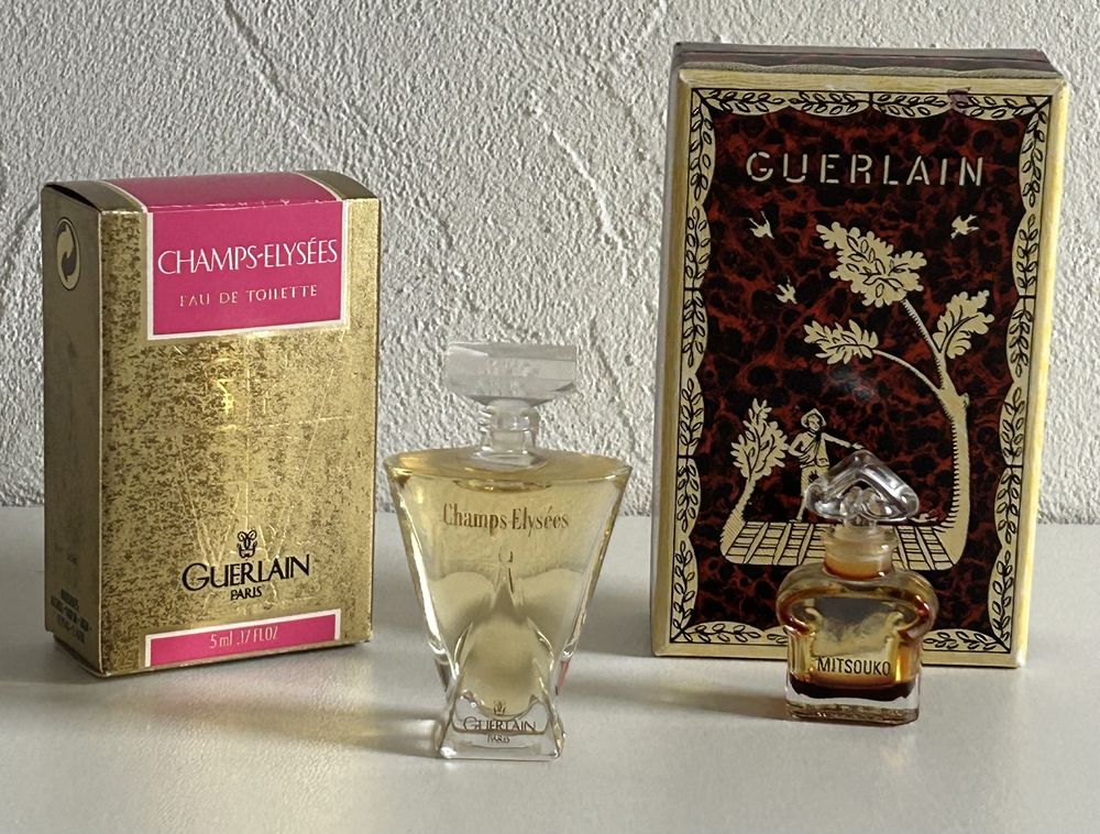 Miniatures GUERLAIN .CHAMPS- �LYS�ES .MITSOUKO 15 Orange (84)