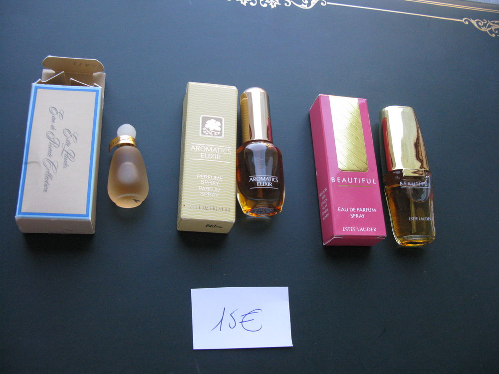 1 lot de3 miniatures de parfum Est�e Lauder 15 Barlieu (18)