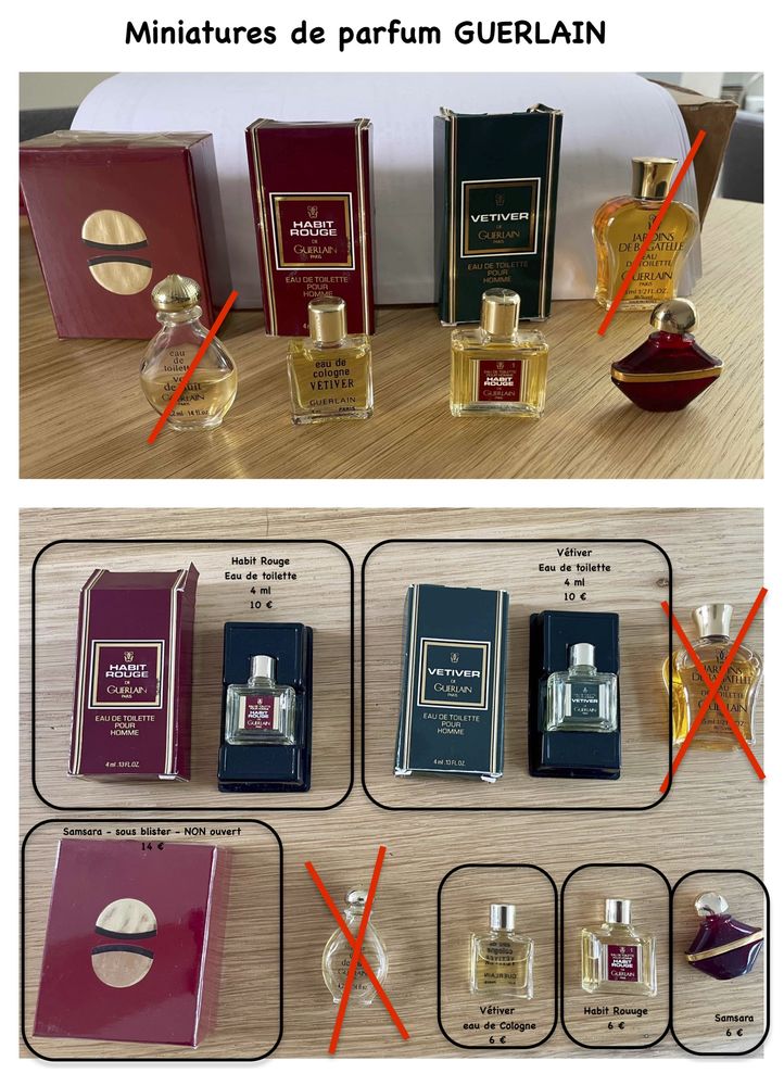 Miniatures de parfum Guerlain 10 Suresnes (92)