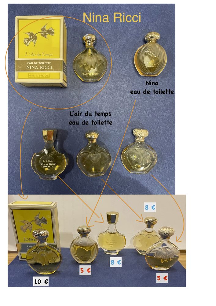 Miniatures de parfum Nina Ricci 8 Suresnes (92)