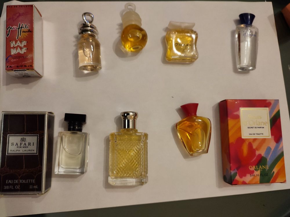 Miniatures de parfum Naf Naf, Orlane et 
R. Lauren 30 La Chapelle-Saint-Aubin (72)