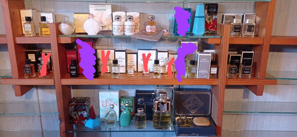 Lot n�1 miniatures de parfum 2 Porcelette (57)