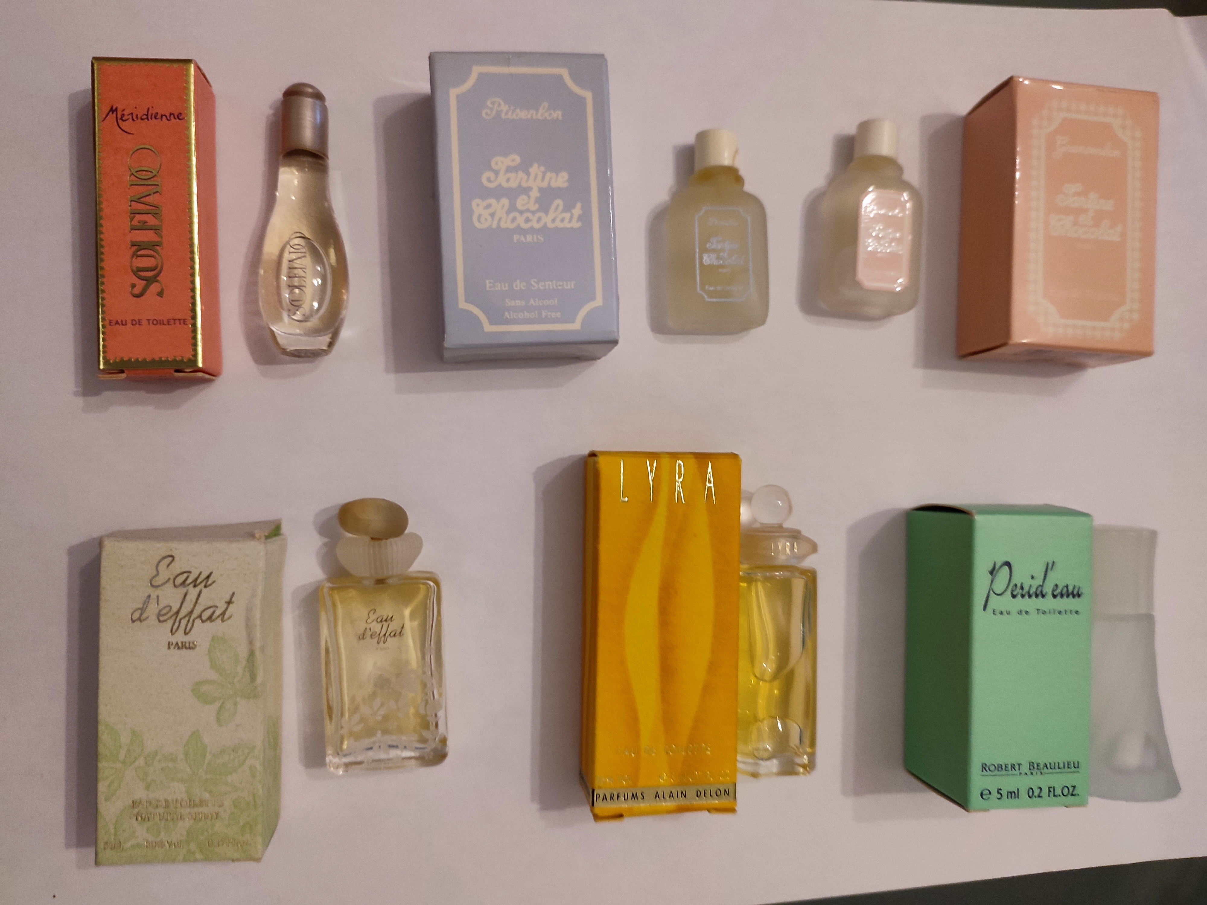 6 Miniatures de parfum 25 La Chapelle-Saint-Aubin (72)