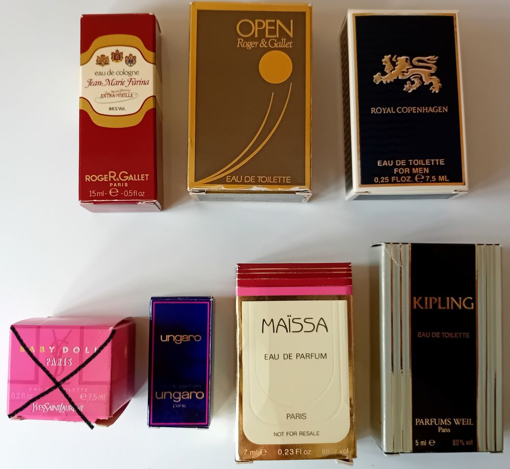 Miniatures de parfum � 2,50 � 3 Strasbourg (67)