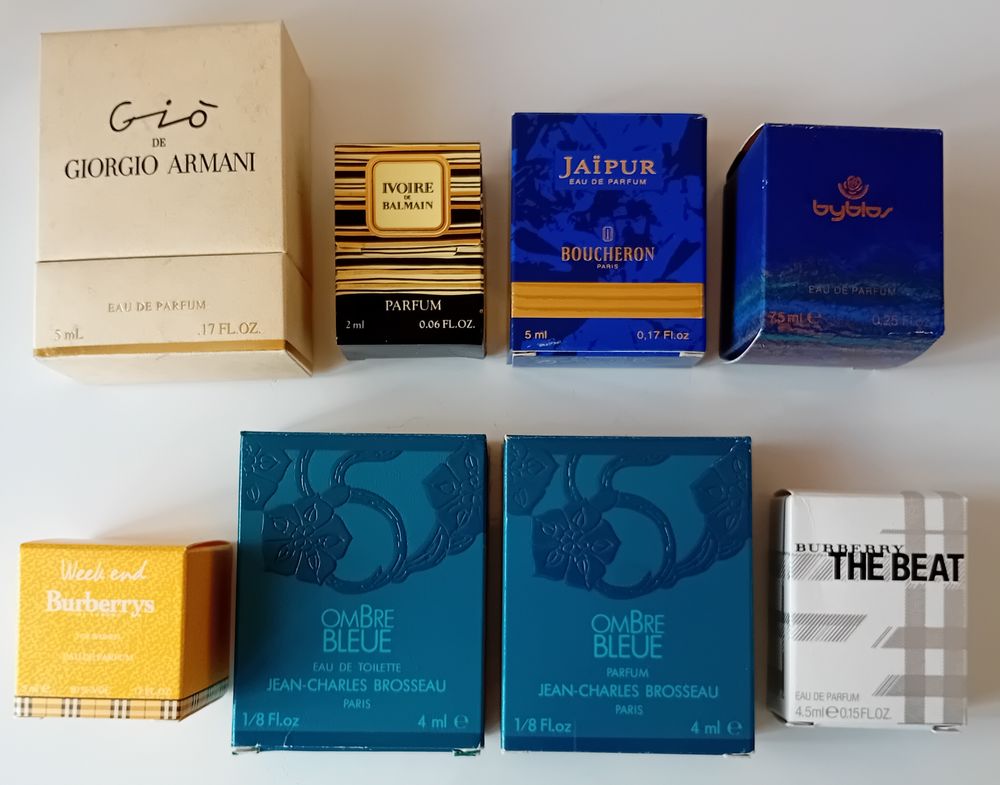 Miniatures de parfum � 4 � 4 Strasbourg (67)