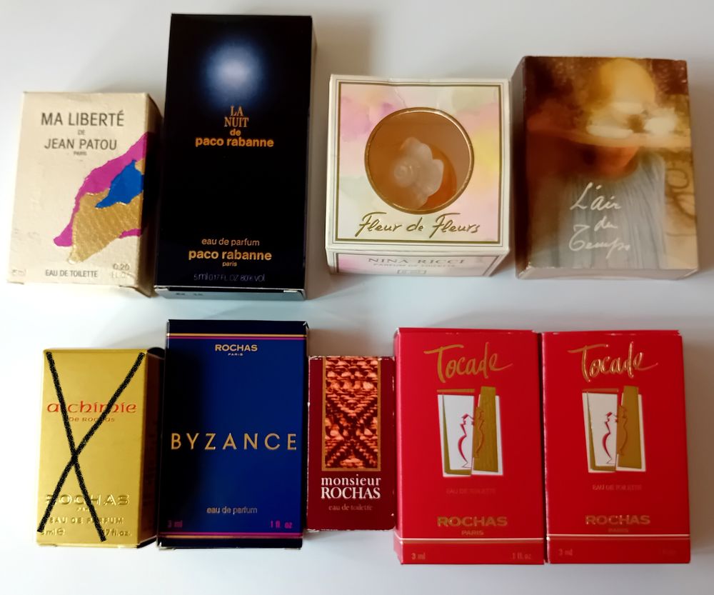 Miniatures de parfum � 4 � 4 Strasbourg (67)