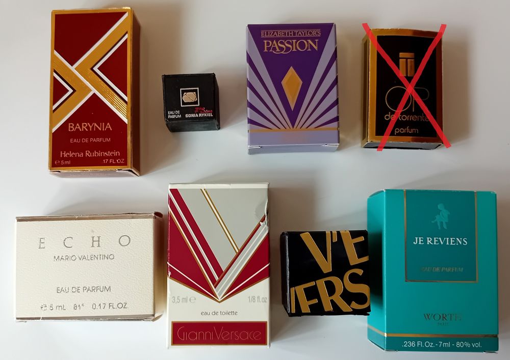 Miniatures de parfum � 4 � 4 Strasbourg (67)