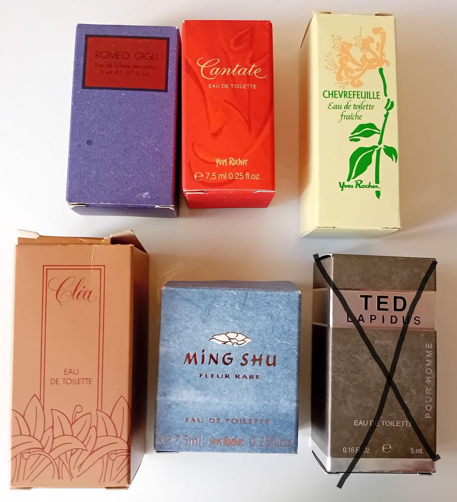 Miniatures de parfum � 1 � 1 Strasbourg (67)