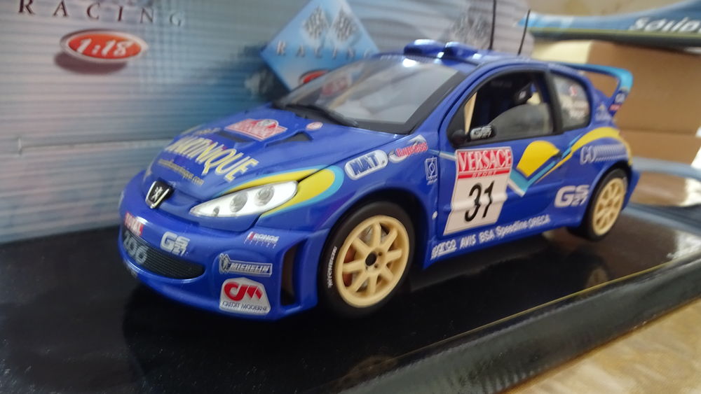Miniatures 1/18 PEUGEOT 206 WRC de chez SOLIDO 0 Bar-le-Duc (55)