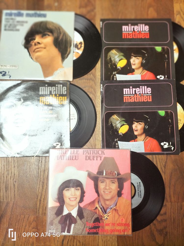 Mireille Mathieu lots de 10 vinyle 45 tours -ep - bonne �tat 10 Tourcoing (59)