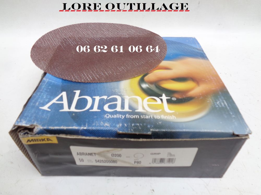 MIRKA - disque Abranet P80 60 Cagnes-sur-Mer (06)