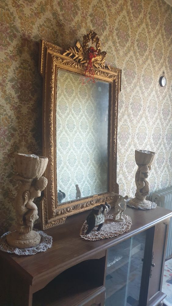 Miroir ancien rectangulaire 190 Montgaillard (09)