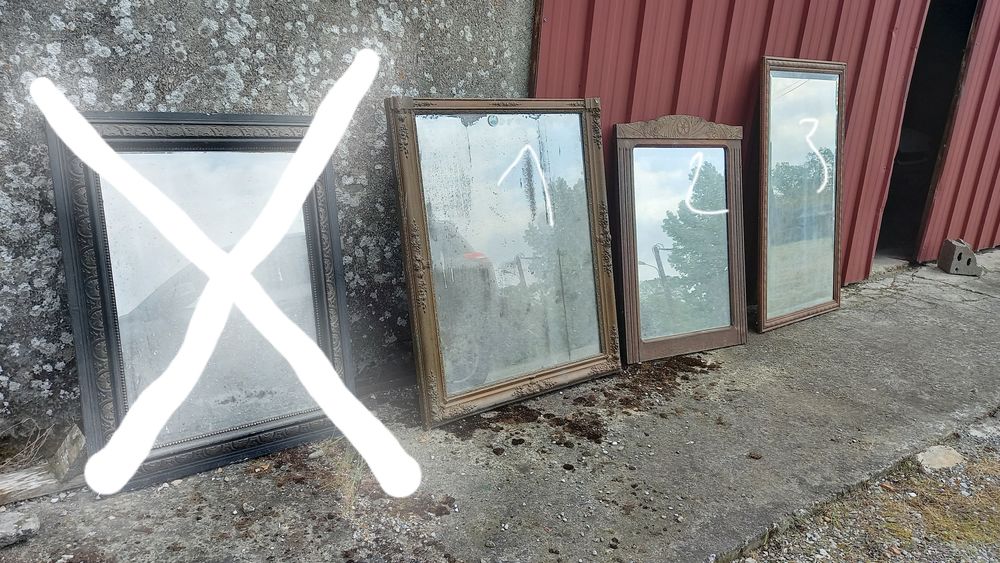 Miroir ancien 0 Sorde-l'Abbaye (40)