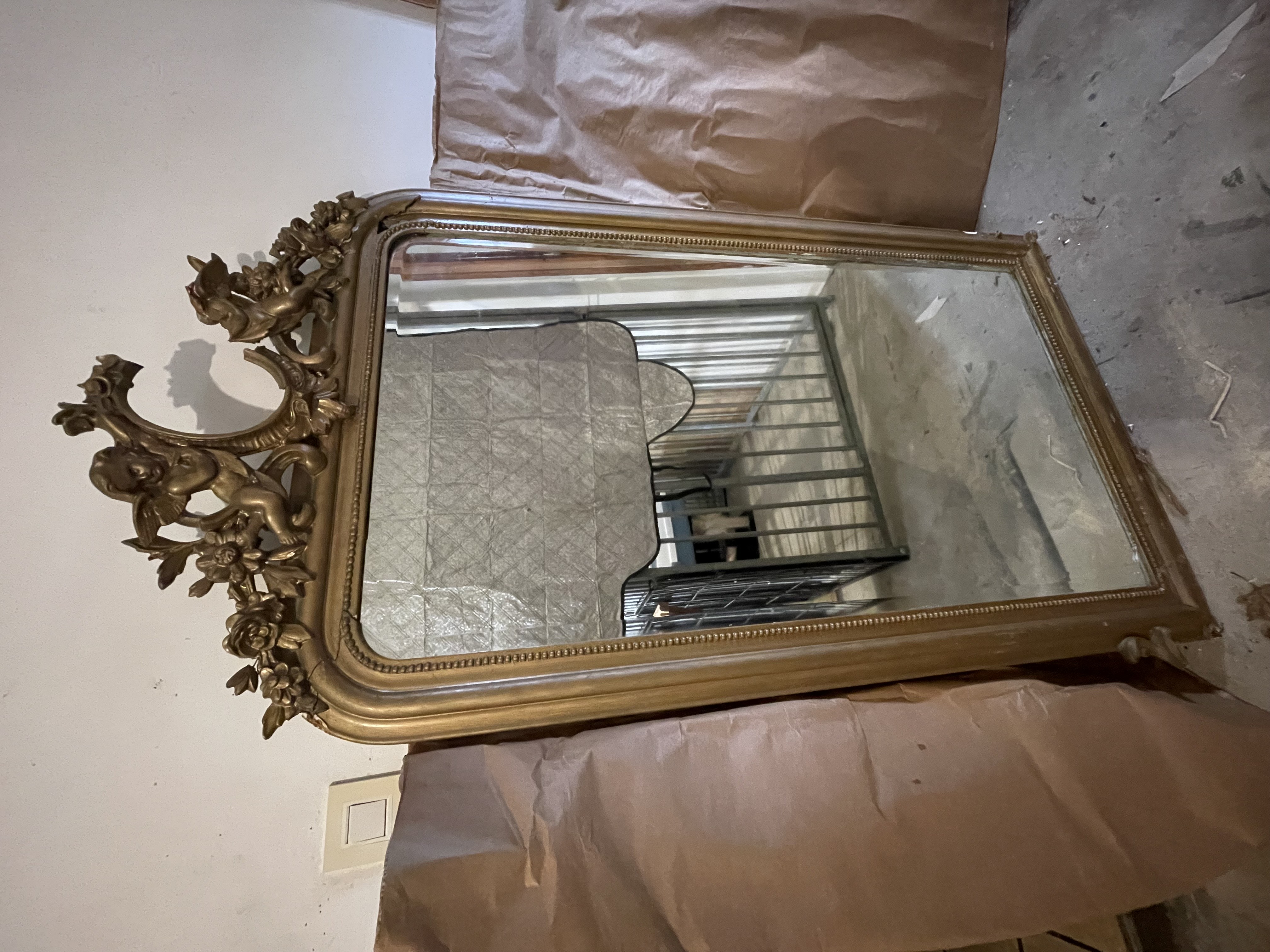 Miroir ancien 150 La Chapelle-Saint-Martial (23)