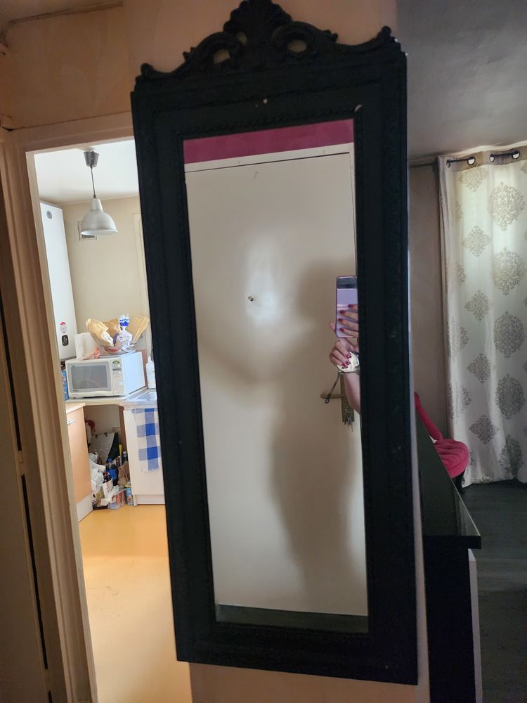 Miroir baroque noir 15 Cr�teil (94)