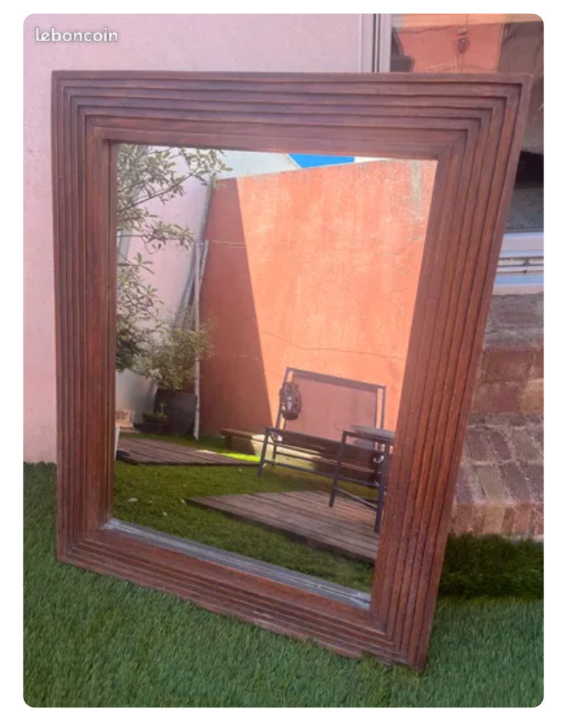 Miroir bois ancien 50 Montpellier (34)