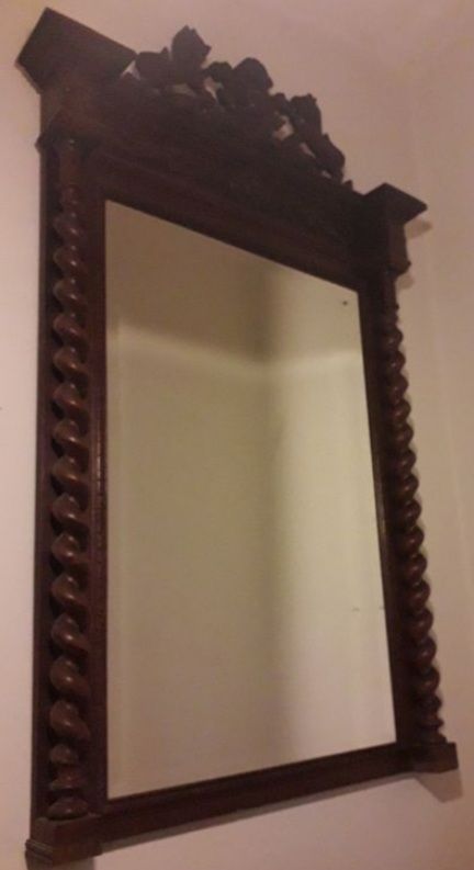 Miroir  en bois entree ou chemin�e 50 Chartres (28)
