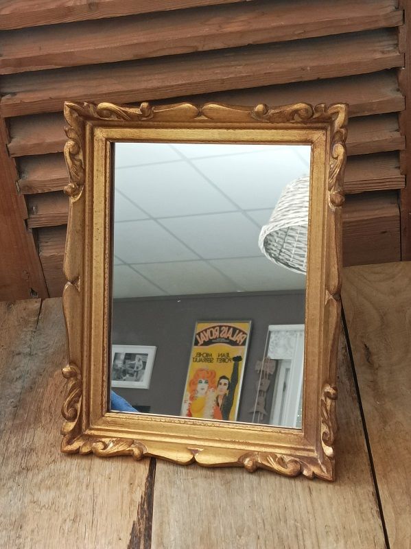 Miroir Cadre bois sculpt� dor�e patin� dp 0823310 ancien vin 25 Ploubazlanec (22)