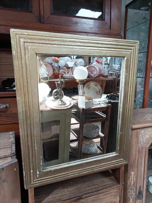 Miroir Cadre bois dor� patin� dp 0923040 ancien vintage Broc 26 Ploubazlanec (22)
