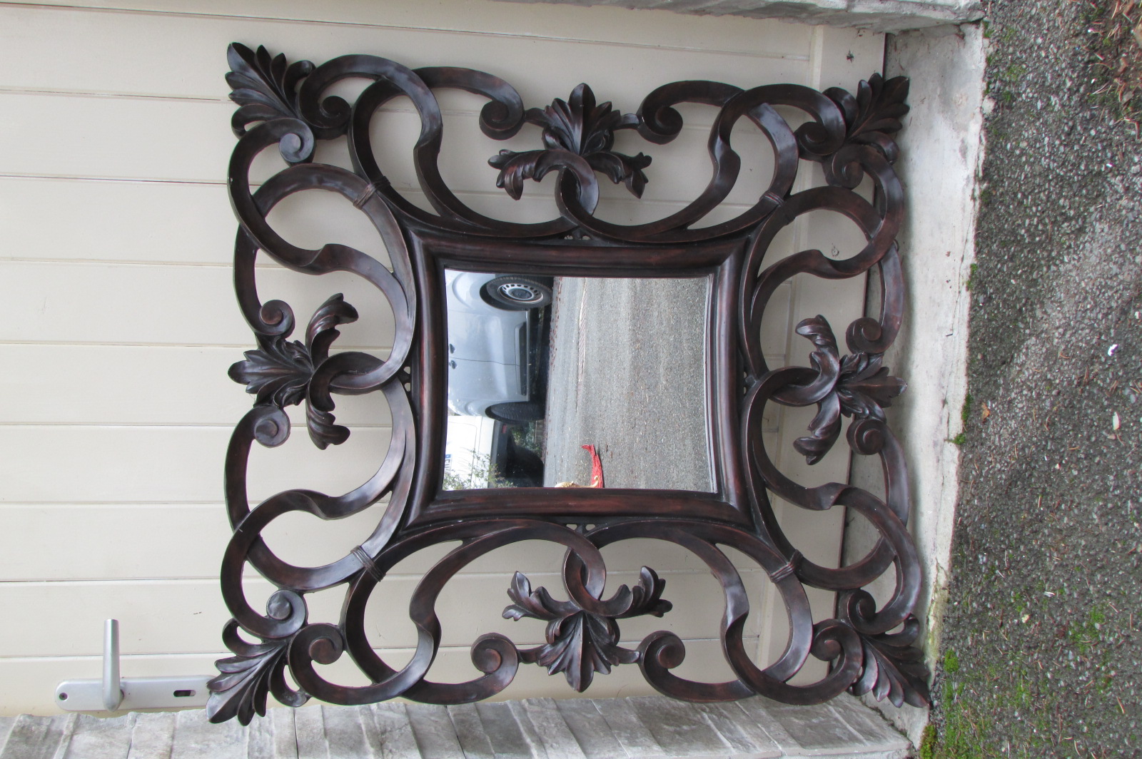 Miroir contemporain , en r�sine, sp�cial salle d'eau 120 Castres (81)