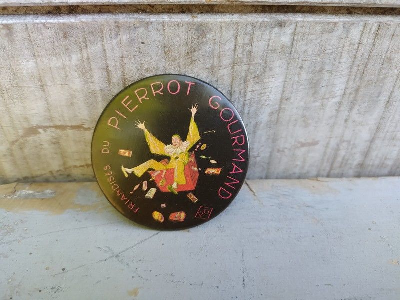 Miroir Courtoisie Publicitaire Friandises Pierrot Gourmand 35 Loches (37)
