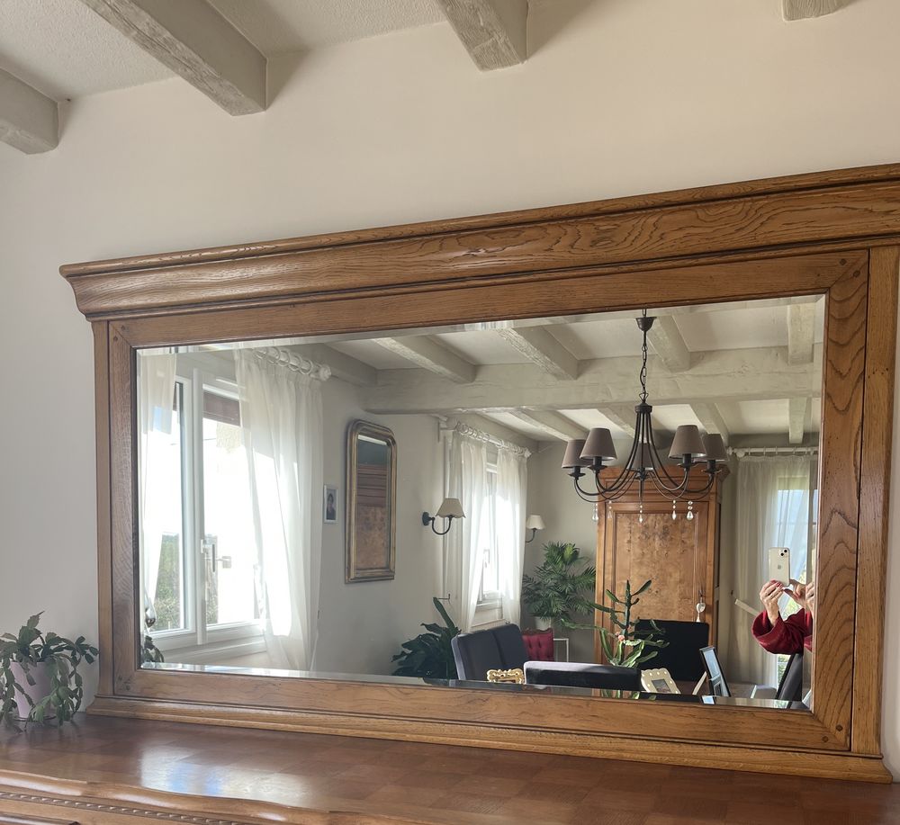 miroir encadrement ch�ne 100 St Philbert Du Pont Charrault (85)