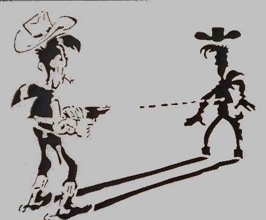 Miroir grav� - Gravure laser - Lucky Luke 15 Metz (57)