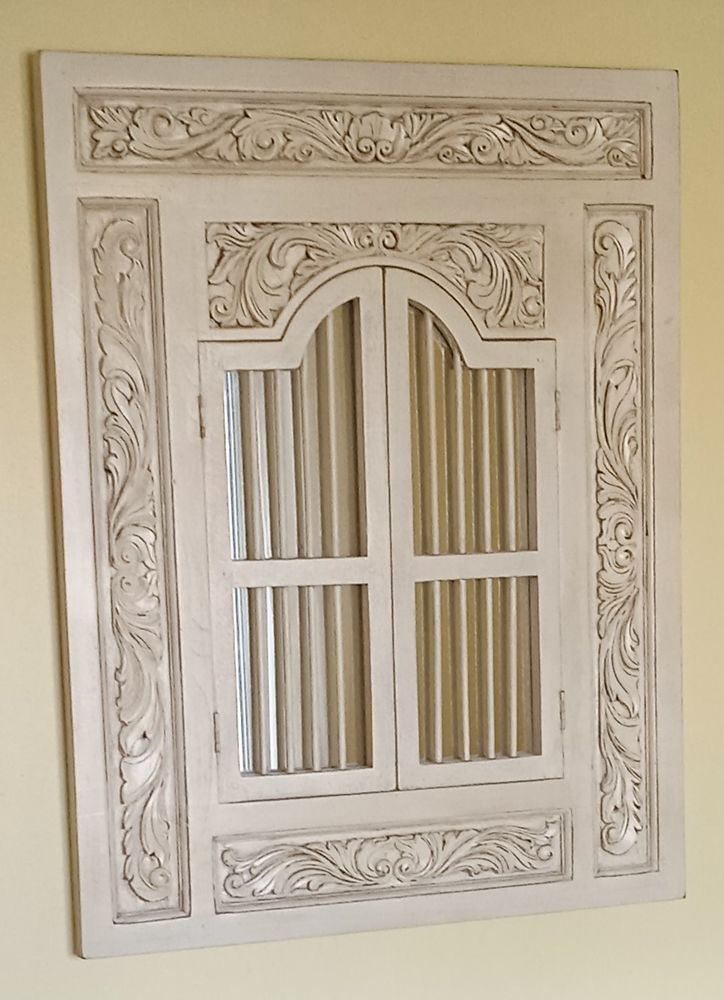 Miroir mural d�coratif bois massif sculpt� 80 Six-Fours-les-Plages (83)