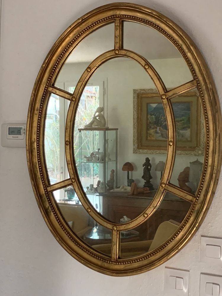 Miroir ovale cloisonn� 180 Oullins (69)