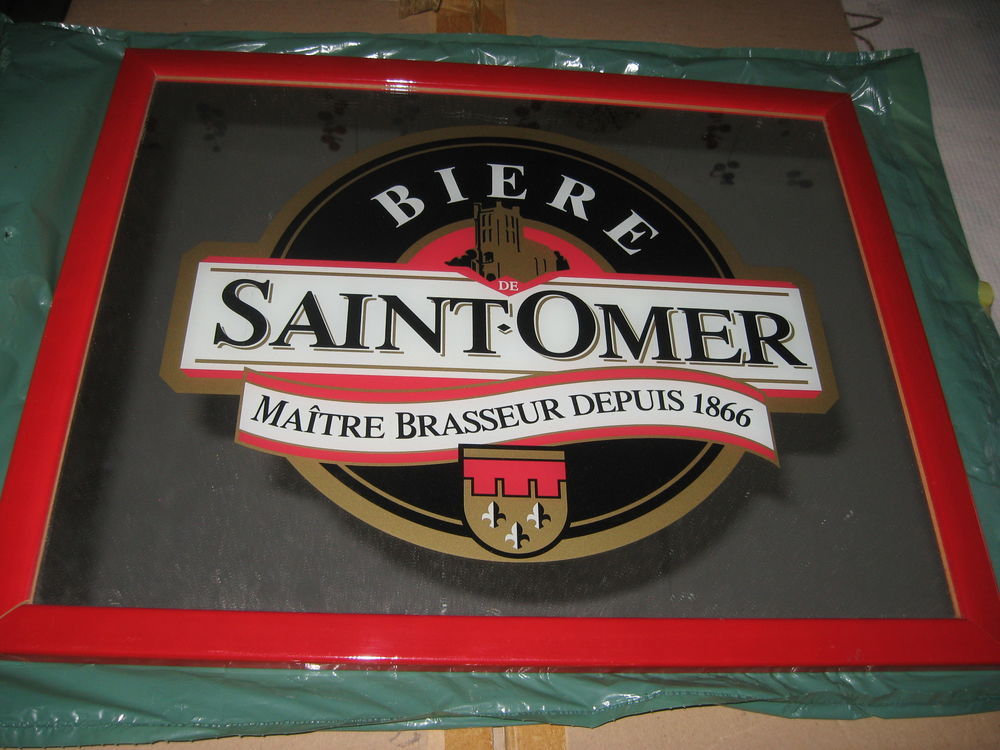 miroir publicitaire Bi�re de St Omer 30 Racquinghem (62)