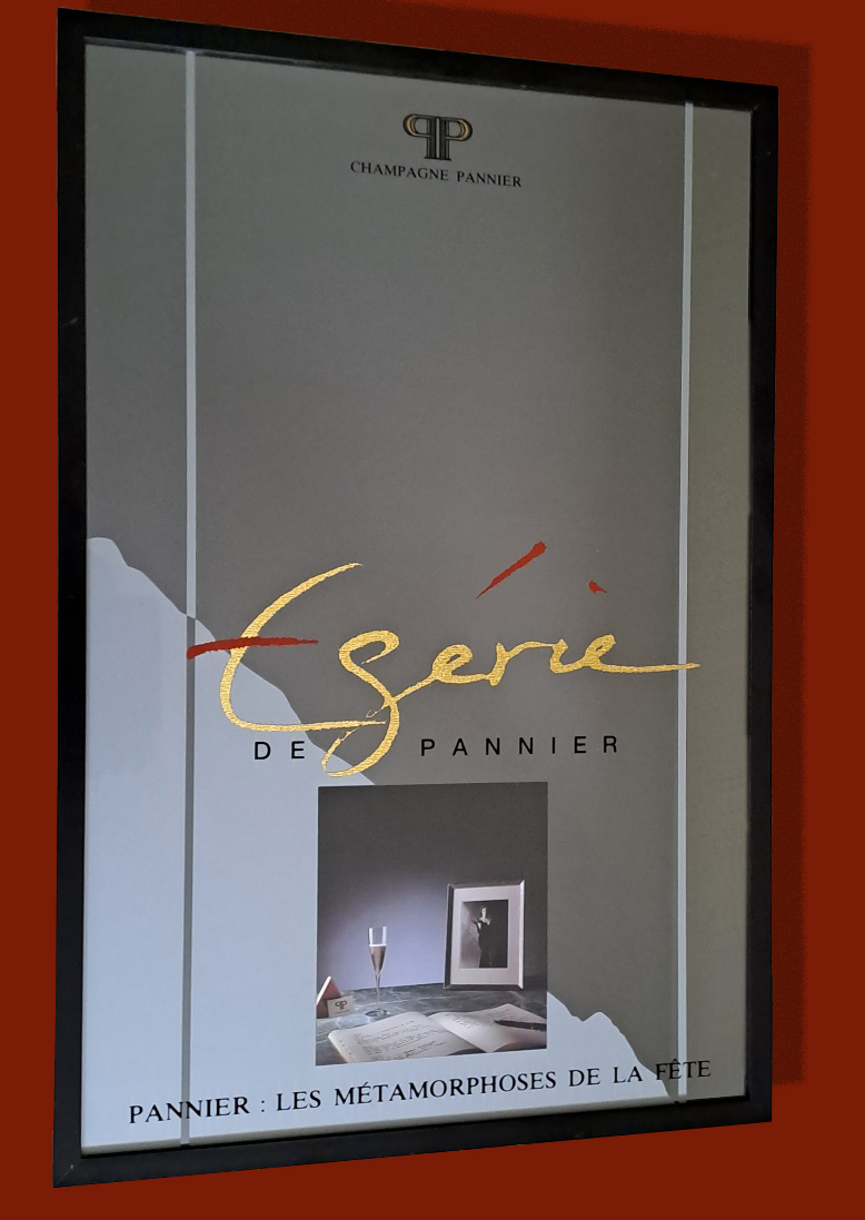 Miroir publicitaire   Champagne Pannier   50 Gex (01)