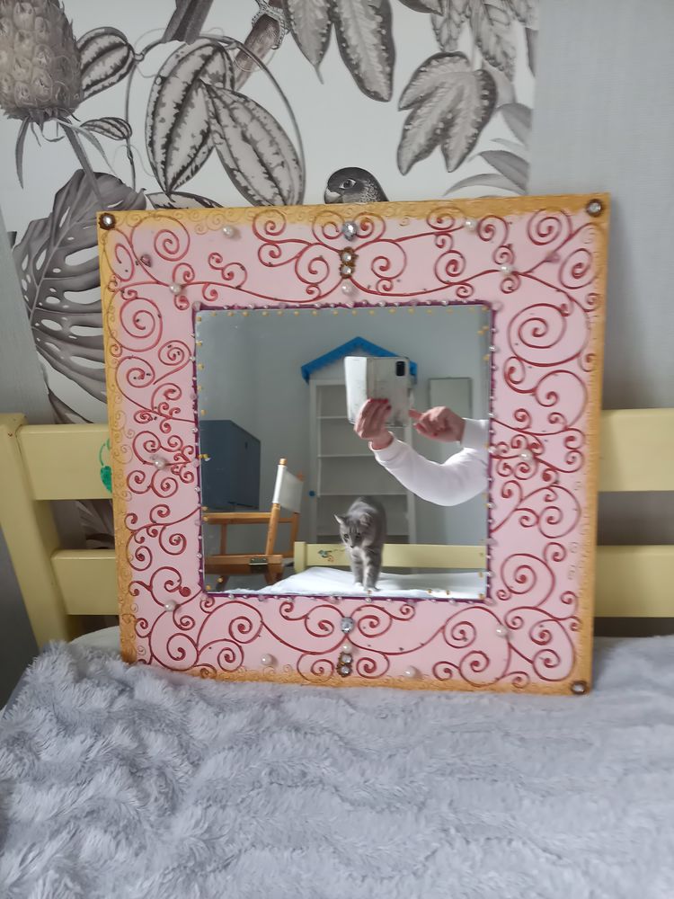 Miroir rose artisanal 5 Le Pouliguen (44)