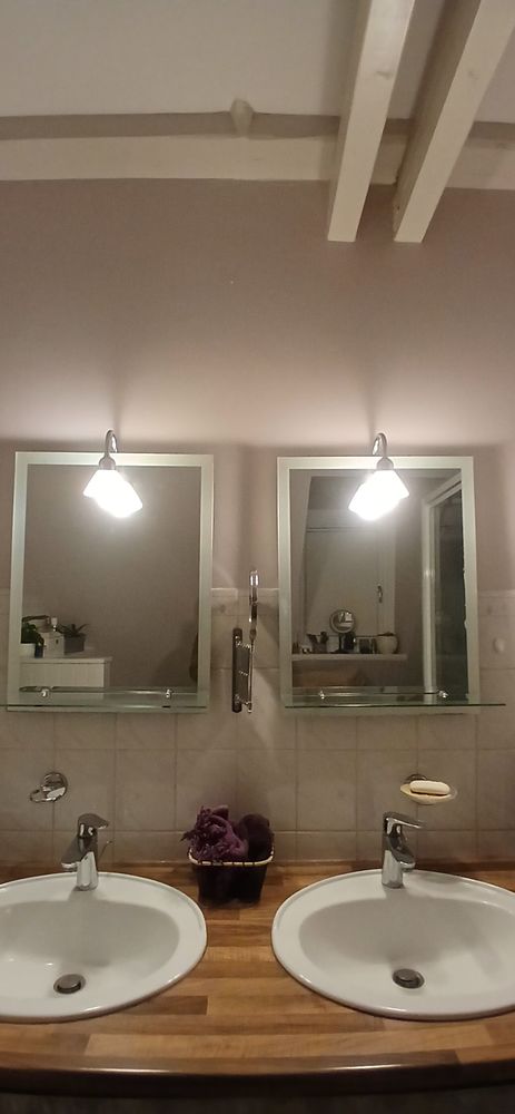 Miroirs X 2 avec tablette et �clairage 40 Colmar (68)