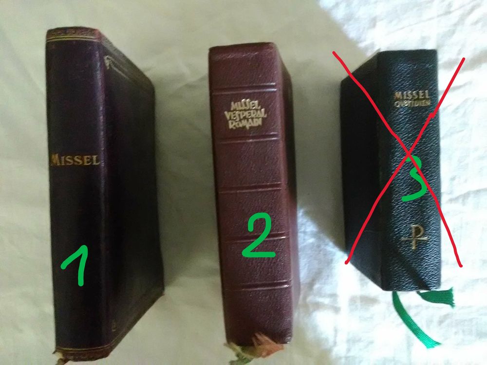 Missels anciens (2) / � l'unit� 20 Cavaillon (84)